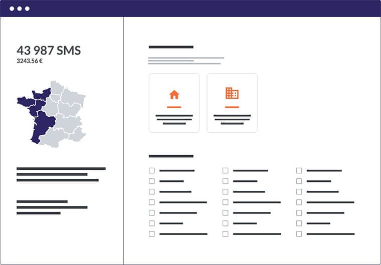 Location de contacts