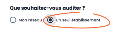 Auditer un établissement